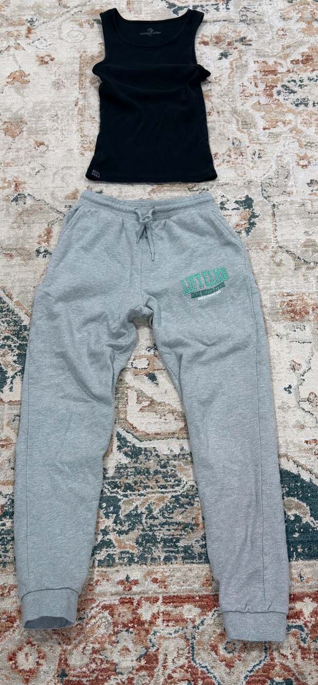 boohooMAN Lift Club Jogger Size XS Grey with Ekko beater